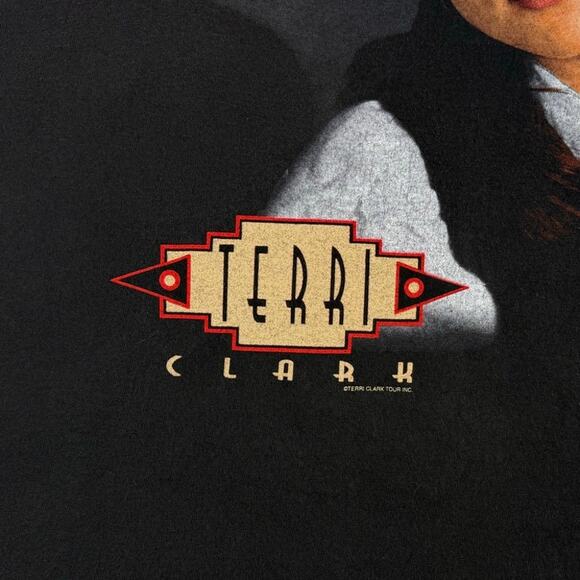 Vintage Terri Clark Country Music Western Poor Poor Pitiful Me 90s Shirt XXL - Picture 3 of 8